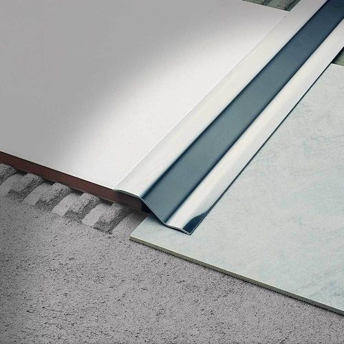 Profilato di transizione in alluminio anodizzato - Variotec DK - PROFILITEC - in acciaio inossidabile / in ottone / per pavimento