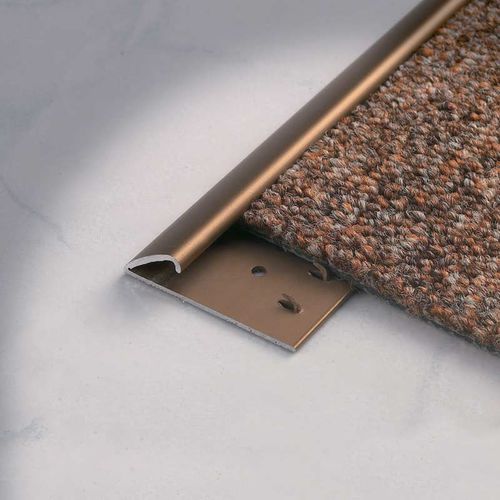 Profilato di transizione in alluminio anodizzato - Carpetec MD - PROFILITEC - per moquette / per pavimento / per rivestimento di pavimenti