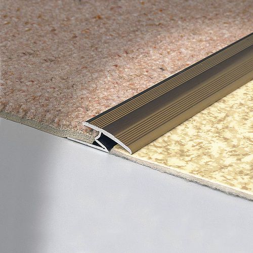 Profilato di transizione in alluminio anodizzato - Carpetec MP - PROFILITEC - per pavimento / per moquette / per rivestimento di pavimenti