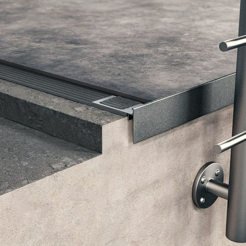 Profilo di finitura in alluminio - BORDERTEC BSS - PROFILITEC - per rivestimento di pavimenti / per pavimento / per piastrelle