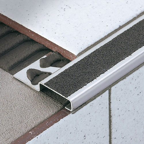 Profilo per gradini in acciaio inossidabile - STAIRTEC FI - PROFILITEC - antiscivolo