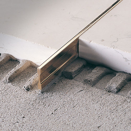 Profilo di finitura in ottone - LINETEC PT - PROFILITEC - per piastrelle