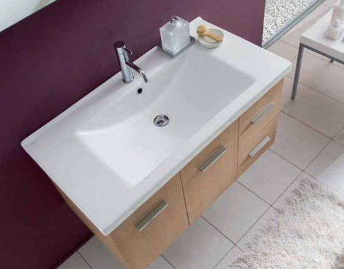 Lavabo da incasso - 1241 - PROGETTO IDEA STELLA - in ceramica / rettangolare / contemporaneo