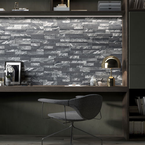 Piastrella in gres porcellanato - NERO - Ceramica Rondine - levigata / opaca / da interno