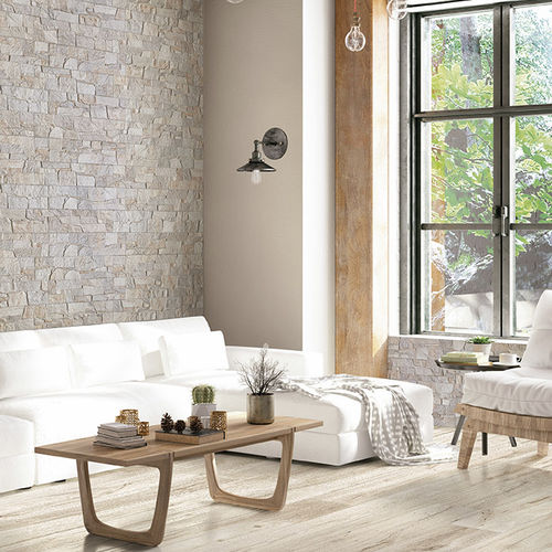 Piastrella in gres porcellanato - BEIGE - Ceramica Rondine - 3D / da interno / da esterno