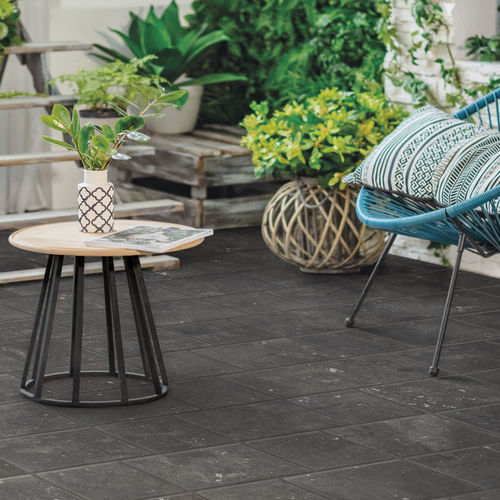 Piastrella in gres porcellanato - BLACK - Ceramica Rondine - levigata / da interno / da esterno