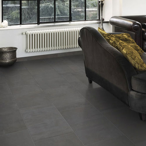 Piastrella in gres porcellanato - BLACK - Ceramica Rondine - levigata / da interno / da sala