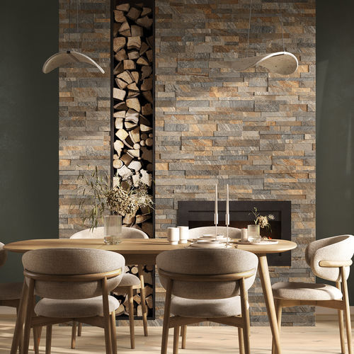 Piastrella in gres porcellanato - QUARZITE - Ceramica Rondine - a rilievo / 3D / da interno