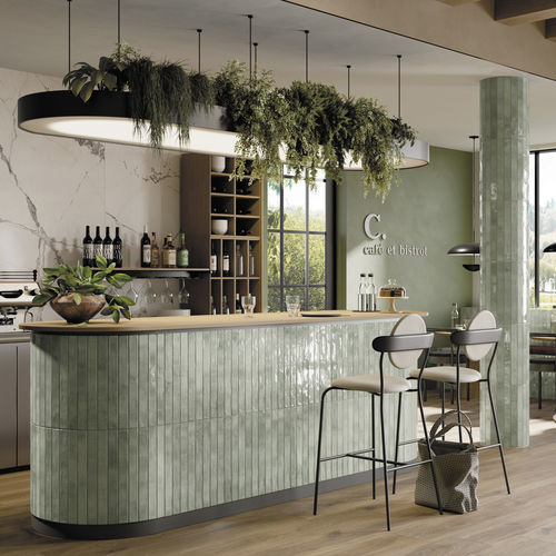 Piastrella in gres porcellanato - ACQUAMARINE - Ceramica Rondine - lucida / da interno / da cucina