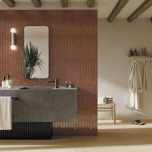 Piastrella in gres porcellanato - J92159 - Ceramica Rondine - lucida / da interno / da sala
