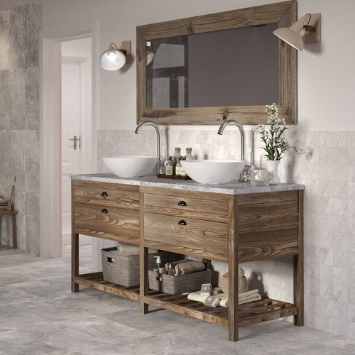 Piastrella in gres porcellanato - J86977 - Ceramica Rondine - in ardesia / opaca / da interno