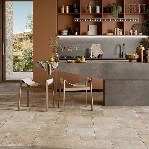 Piastrella in gres porcellanato - J92460 - Ceramica Rondine - in porcellana / finitura pietra / da interno