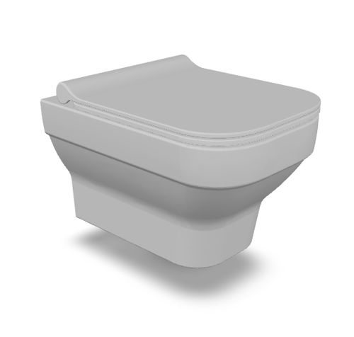 WC sospeso - BOLD  - SERAMIKSAN - in ceramica / per uso residenziale / rettangolare