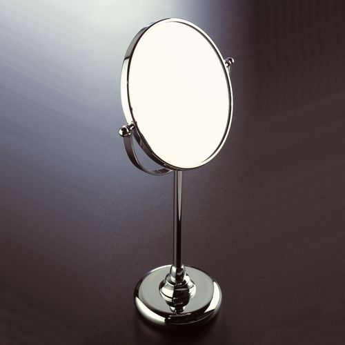 Specchio da bagno da terra - 752 - STILHAUS - contemporaneo / rotondo / in ottone