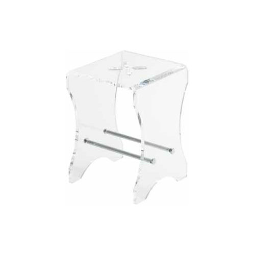 Sgabello contemporaneo - 979 - STILHAUS - in Plexiglas® / con supporto in vetro / doppio
