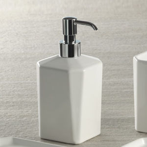 Distributore di sapone professionale - DV 30 AP - STILHAUS - da appoggio / in ceramica / manuale