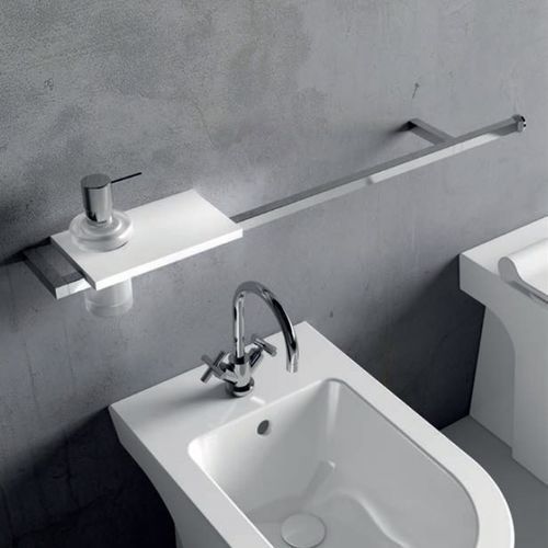 Maniglia di sostegno in acciaio inossidabile - RLSOL2 - STILHAUS - dritta / da parete / professionale