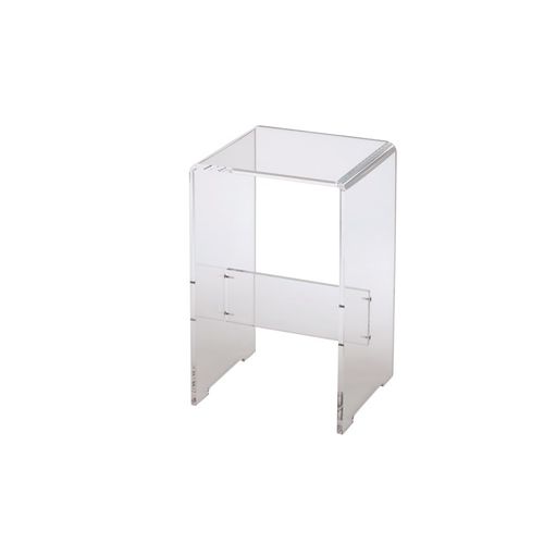 Sgabello contemporaneo - 1137 - STILHAUS - in Plexiglas® / con supporto in vetro / doppio
