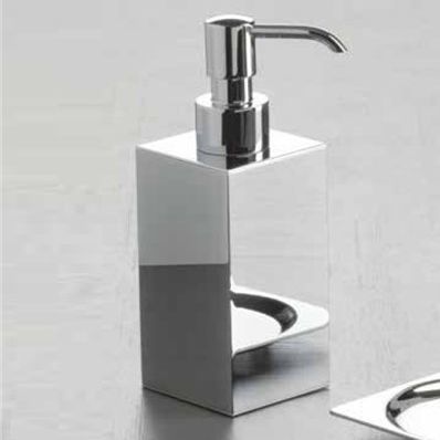 Distributore di sapone professionale - URANIA - STILHAUS - da parete / in metallo cromato / manuale