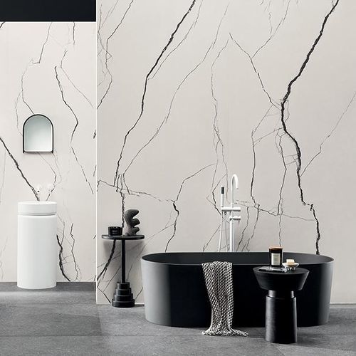 Piastrella in gres porcellanato - STONE LINE  - TUBADZIN - opaca / da interno / da bagno