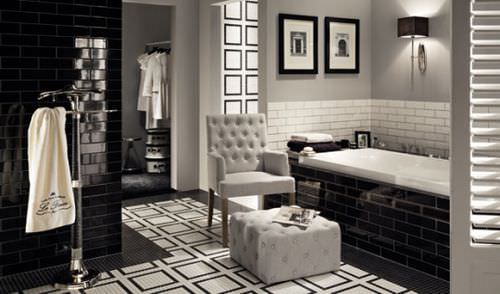 Piastrella in ceramica - MONTE CARLO: SANT MARTI 1A - TUBADZIN - lucida / da interno / da bagno