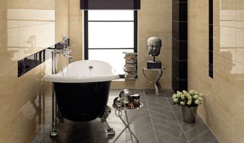 Piastrella in ceramica - PARIS: BASTILLE - TUBADZIN - lucida / da interno / da bagno