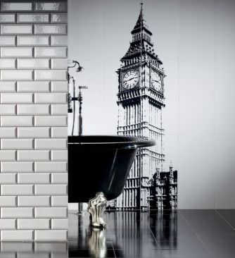 Piastrella in ceramica - LONDON: BIG BEN - TUBADZIN - lucida / da interno / da bagno