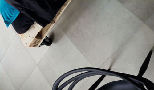 Piastrella in ceramica - CONCRETE - TUBADZIN - opaca / da interno / da pavimento