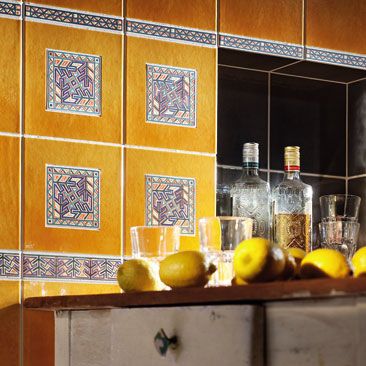 Piastrella in ceramica - MAJOLIKA PUEBLO - TUBADZIN - lucida / da interno / da cucina