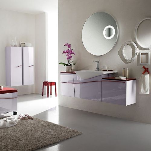 Mobile lavabo sospeso - LIPSI P35 - TULLI ZUCCARI - in legno / contemporaneo / senza ante