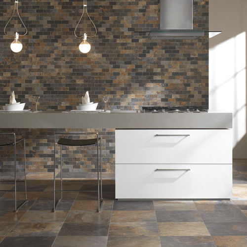 Piastrella in gres porcellanato - NATURAL SLATE - UNICOM-STARKER - finitura naturale / da interno / da bagno
