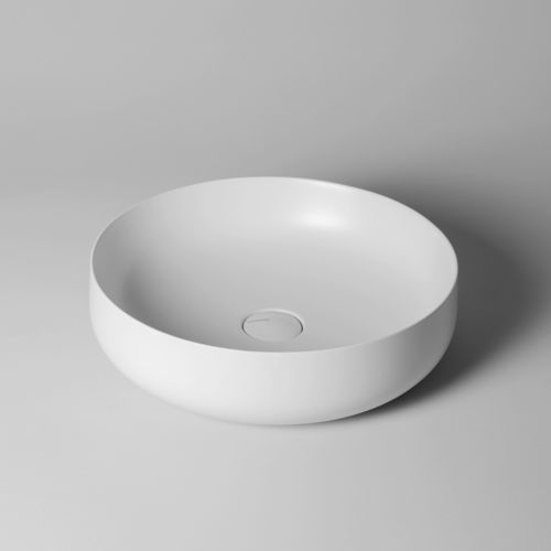 Lavabo da appoggio - SEED H13 - VALDAMA - in ceramica / rotondo / contemporaneo