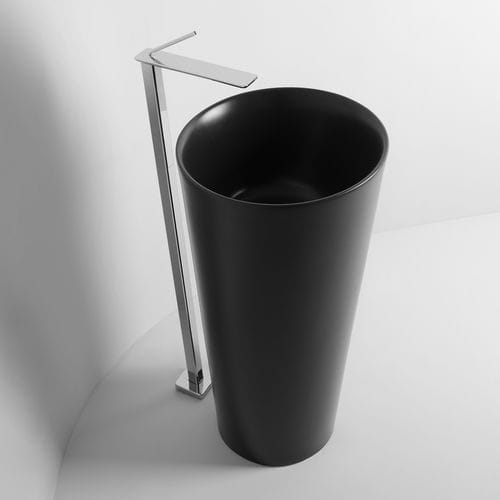 Lavabo autoportante - IL - VALDAMA - in ceramica / conico / contemporaneo