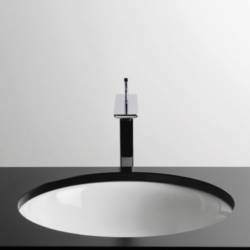 Lavabo sottopiano - SOUL 1 U H15 - VALDAMA - in ceramica / rotondo / contemporaneo