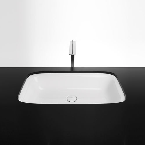 Lavabo sottopiano - SOUL 2 U 55 X 38 H15 - VALDAMA - in ceramica / rettangolare / contemporaneo