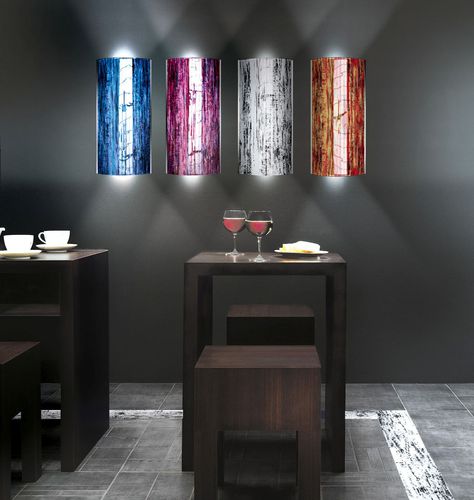 Pannello decorativo da parete - ELEMENTS : ARKO LIGHT DESIGN - VETROVIVO - retroilluminato / in vetro / a LED integrato