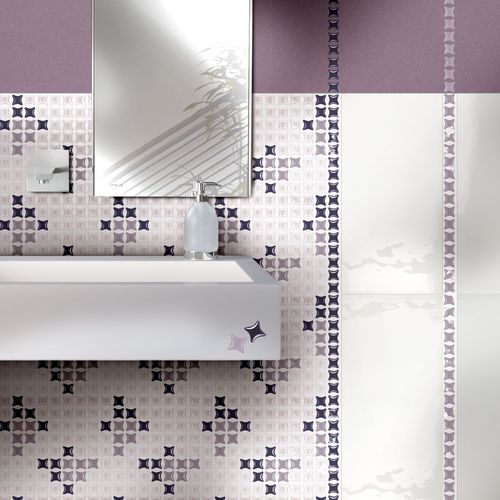 Mosaico in vetro - ARCHITECTURAE : QUADRA - VETROVIVO - liscio / da bagno / da parete