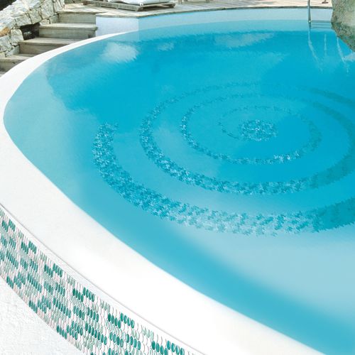 Mosaico in vetro - SCULPTURAE : OVALI - VETROVIVO - a rilievo / liscio / per piscina