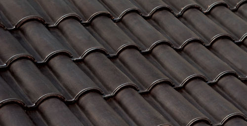 Tegola portoghese - DARK BROWN - VE-VA - in composito