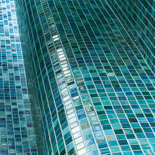 Mosaico in vetro - GOLD/BRONZE : 02500016 - VITREX - da interno / da parete / da pavimento