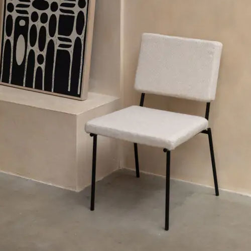 Sedia contemporanea - Fellow  - Zuiver - da interno / in tessuto / con supporto in metallo