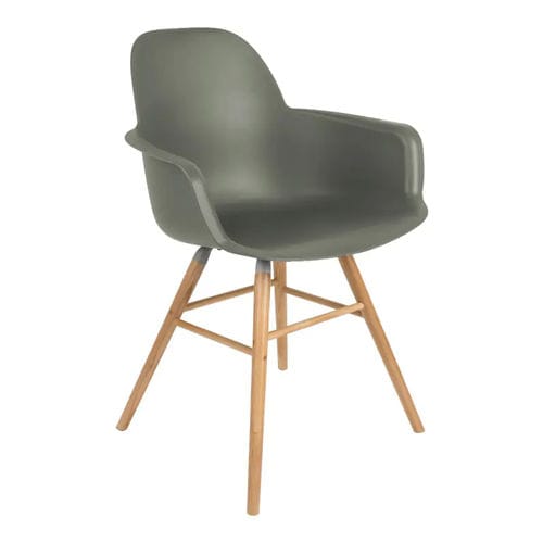 Sedia contemporanea - Albert Kuip - Zuiver - da interno / in alluminio / con supporto in frassino