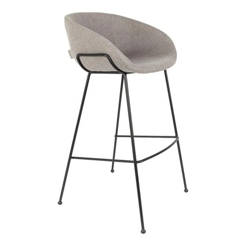 Sedia alta contemporanea - FESTON - Zuiver - da interno / in legno / in poliestere