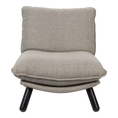 Chauffeuse contemporanea - LAZY SACK  - Zuiver - in poliestere / in faggio / con poggiapiedi