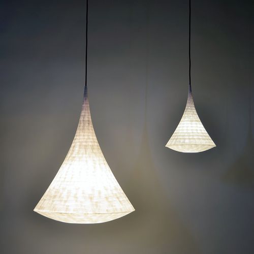 Lampada a sospensione - ARABESQUE  - CÉLINE WRIGHT  - in carta giapponese / contemporanea / con cavo