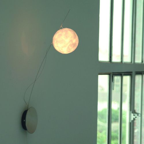 Applique contemporanea - FIL D'ETOILE  - CÉLINE WRIGHT  - da interno / in acciaio inossidabile spazzolato / in carta giapponese