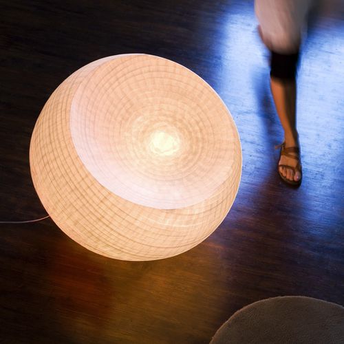 Lampada da tavolo - HEMISPHERE  - CÉLINE WRIGHT  - in metallo / in carta giapponese / contemporanea