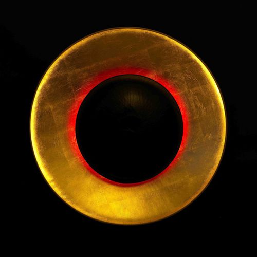 Plafoniera contemporanea - ÉCLIPSE  - CÉLINE WRIGHT  - rotonda / in acciaio / in carta giapponese