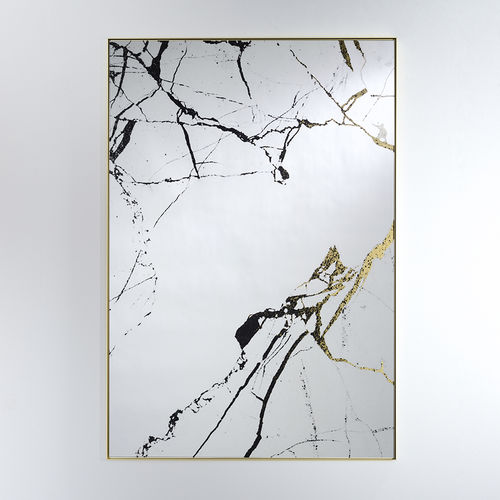 Specchio a muro - MARBLE - DEKNUDT MIRRORS  - contract / contemporaneo / rettangolare