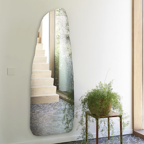 Specchio a muro - Rocca - DEKNUDT MIRRORS  - contemporaneo / argentato / verticale